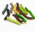 24Pcs Simulation Caterpillar Plastic Fake Worm Crawling Halloween Prank Toy Educational Learning Toys for Kids (Random Style)...