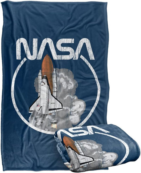 NASA Space Shuttle Silky Touch Super Soft Throw Blanket 36" x 58"...