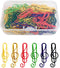 Music Paper Clips 6 Colors, 100 Pcs Cute Paper Clips Funny Creative Music Coloured Plastic Alloy Office Stationery for Documents Book Memo Paper...