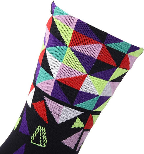 Men and Women Cycling Socks 4 Pairs Sports Socks Comprssion Running Socks (Mixed Color) (Mixed Color) …...