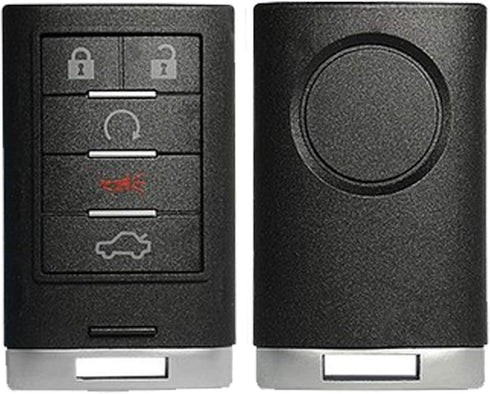 Smart Key Fob Case Shell Fit for Cadillac STS CTS 2008 2009 2010 2011 2012 2013 Replacement Keyless Entry Remote Car Key Housing Casing Outer Cove...