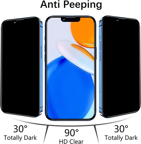 MAYtobe [2-Pack Privacy Screen Protector Designed for iPhone 13 Mini Tempered Glass, No Bubbles, Anti Scratch, Easy to Install...