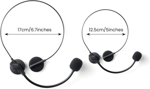 Microphone Headset Fake Rock Star Headset Toy Headset Mic Costume Accessories Concert Headphone Makeup Props (1, Large)...
