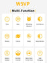 Non-Bluetooth Led Fitness Tracker Watch No App No Phone Required Fitness Watch Pedometer Watch with Steps Calories Sleep Tracker Alarm Clock for M...