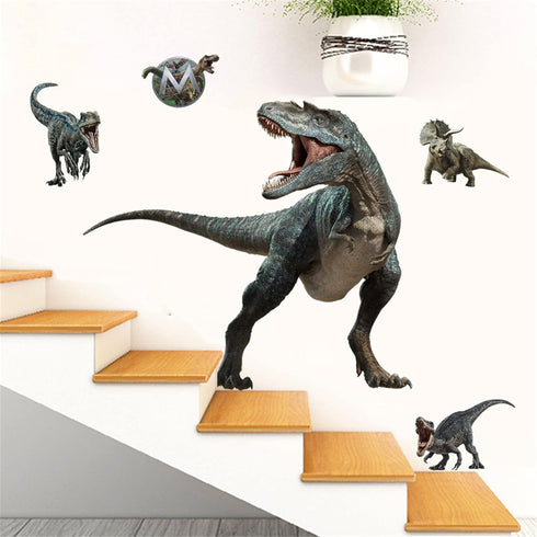 Kiddale T-Rex Giant Wall Stickers,Peel and Stick Removable Dinosaur Wall Decals for Kids Boys Girls Adult Bedroom Living Room...