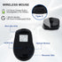 Rechargeable Wireless Mouse, Bluetooth Mouse for Laptop/iPad/MacBook Pro/Air,Silent Mouse for PC/Surface Pro/Lenovo/Samsung Table, Portable Slim C...