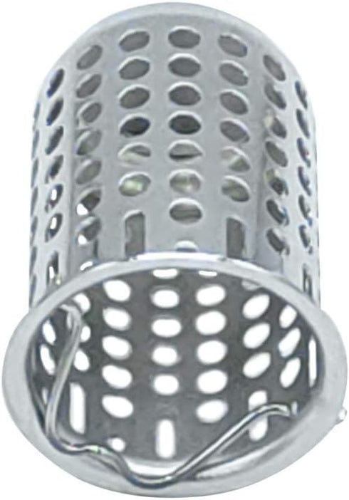 Junior Basket Strainer Stainless Steel Strainer Basket, 2.25 Inch Deep Flange Replacement Strainer with Handle...
