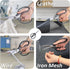 Stainless Steel Scissors Heavy Duty, Stainless Steel Scissors with Comfort Grip, All-Purpose Stainless Steel Scissors for Carpet, Cardboard, Leath...