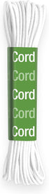 Dritz 9340W Beading Cord Elastic, White, 1/16-Inch by 5-Yard...