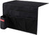 5 Pockets Bedside Caddy, Bedside Storage Organizer for Water Bottles, Magazines, Phone, Glasses (5 Pockets-Black)...