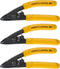 3PC CFS-3 Fiber Optic Stripper 3 Port Hole Fiber Optic Stripping Tool with 6" handle - Hex Key Adjustable For Jacket, Buffer, and 125?m-250?m Coat...
