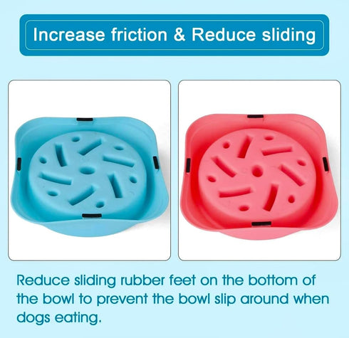 Slow feeder dog bowl. Puzzle activity bowl...