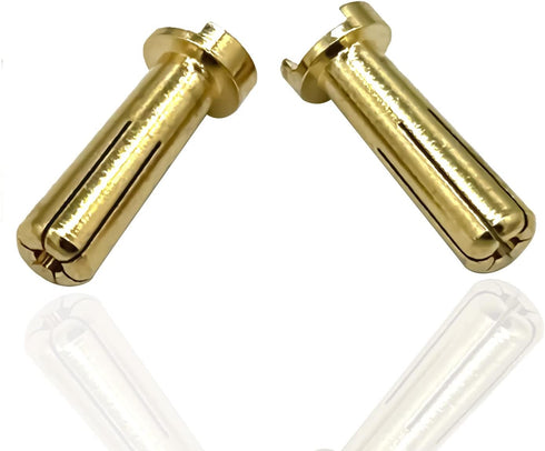 10pcs 5mm Gold Plated Banana Plug Connector Male for RC Model Vehicle Car Motor ESC LIPO Battery DIY Parts...
