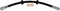 Dorman H621033 Rear Driver Side Brake Hydraulic Hose Compatible with Select Ford / Mazda / Mercury Models...