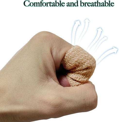 32 Rolls Self Adhesive Bandage Wrap 2 inch Cohesive Bandage Wrap Stretch Bandages Wraps Tape Skin Elastic Self-Adherent Tape for Wrist Ankle Sport...