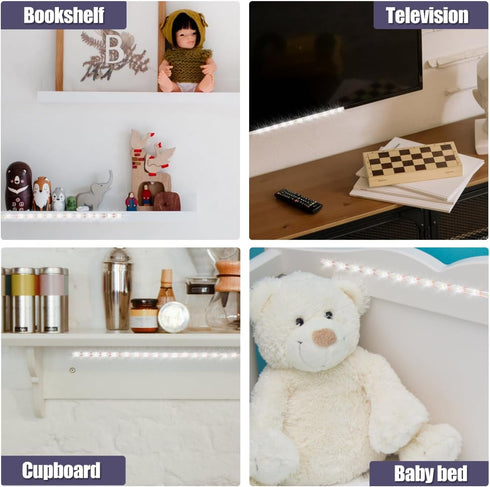 LED Strips Sewing Machine Cold White Light Self-Adhesive LED Strip Light 2 Meters 5V USB 6500K...