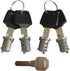 4 Pack Lock Cylinders Compatible with Yakima Car Roof Rack System Components SKS Lock Cores, Includes 4 Cylinders Cores, 4 Opening Keys and 1 Cont...