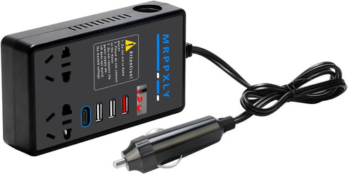 200W Power Inverters for Vehicles - DC 12v to 110v Car Inverter Converter?Car Charger Adapter,Cigarette Lighter Adapter......