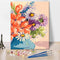 TUMOVO Paint by Numbers Kit for Adults Flowers, Oil Painting Style DIY Paint by Numbers for Adults Acrylic Paint, Floral Plant Paint by Numbers Ki...