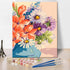 TUMOVO Paint by Numbers Kit for Adults Flowers, Oil Painting Style DIY Paint by Numbers for Adults Acrylic Paint, Floral Plant Paint by Numbers Ki...