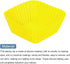 uxcell 18Pcs Silicone Cupcake Baking Cups, Silicone Muffins Liners Non-Stick Square Baking Cups, for Cooking Eggs Baking Muffins and Make a Cake(Y...