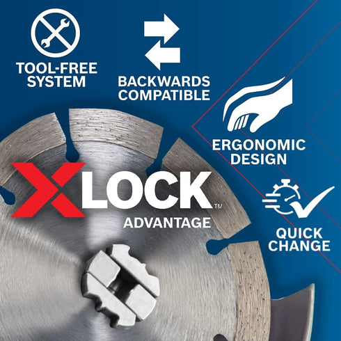 BOSCH FDX2750080 1-Piece 5 In. X-LOCK Flap Disc 80 Grit Compatible with 7/8 In. Arbor Type 27 for Applications in Metal Blending and Grinding...
