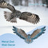 Metal Wall Art Owl Eagle Wall Decor Metal Bird Outdoor Wall Decor Modern Hanging Wall Sculpture for Garden Fence Patio Porch Living Room Bedroom (...