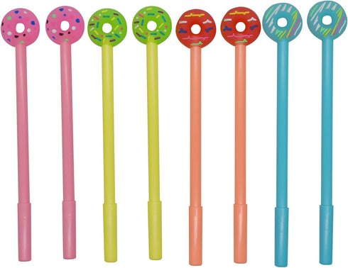 Maydahui 28PCS Donuts Gel Pen Cute Kawaii Pens Black Ink for Students Office Supplies Party...