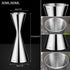 Double Cocktail Jigger with Measurements Inside, 2 oz 1 oz Jigger for Bartending, 304 Stainless Steel Cocktail Bar Tools for Bar Home Bartender Pa...