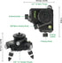 Huepar Laser Level Adapter, Metal 360-Degree Rotating Base for Laser Level Tripod Connector, 1/4’’ Threaded Mount and Horizontal Bubble, Micro-adj...