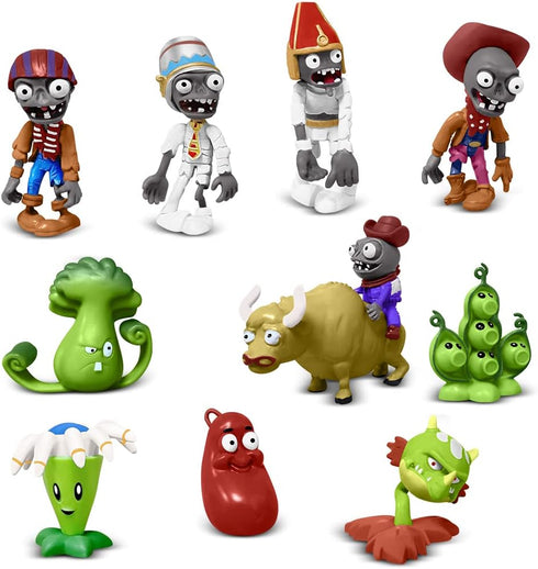 Action Figures Set, 10 Pieces Mini Figurines, Surprise Game Series PVC Toys for Kids and Fans, Ideal for Collection Party Supplies Cupcake Toppers...