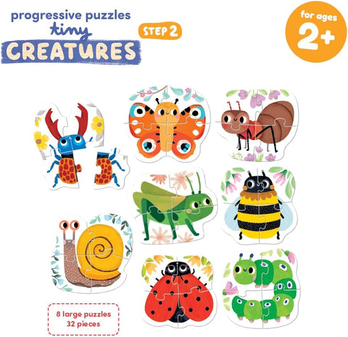 Progressive Puzzles Tiny Creatures 2+ Toddler Puzzle...