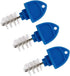 Beer Plugs Tap Brush,30 Pack Beer Faucet Tap Cleaning Plug Brush For Draft Beer Faucet Cap (Blue)...