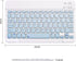 Ultra-Slim Bluetooth Keyboard Portable Mini Wireless Keyboard Rechargeable for Apple iPad iPhone Samsung Tablet Phone Smartphone iOS Android Windo...