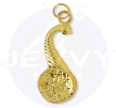 Masonic Collar Jewel Junior-Senior Steward Gold-Platted Mason Collar Jewel for freemasons...