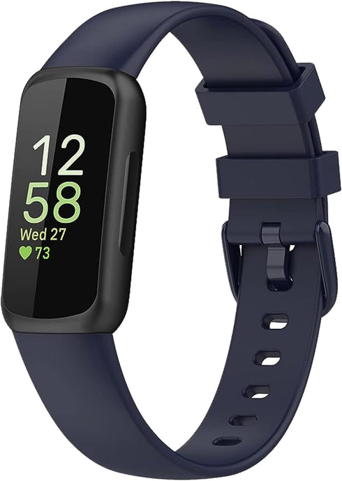 Inspire 3 Bands Compatible with Fitbit Inspire 3 Bands for Men Women, Soft Silicone Sport Wristband Strap Band Bracelets for Inspire 3 (Small:5.5"...