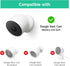 OLAIKE Anti-Drop and Anti-Theft Mount for Google Nest Cam Outdoor/Indoor,Battery-2nd Gen, Anti-Glare/Waterproof Nest Camera Mount Cover, Not Affec...