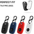 4PCS Case for Tile Pro 2022, Soft Silicone Skin Cover Shock-Absorbing Protective Case with Carabiner (Black+Blue+Red+White)...
