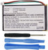 1250mAh ED38BD4251U20 Battery Replacement Compatible with Garmin Nuvi 1400, 1450, 1450T, 1490, 1490LMT, 1490T, 1490T Pro GPS Navigation Units...