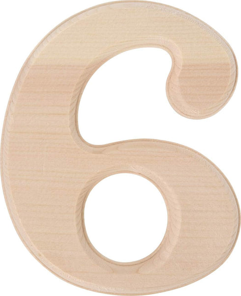 Hillman 847327, 6.5-Inch Pine House Number 6, Wood...