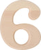 Hillman 847327, 6.5-Inch Pine House Number 6, Wood...