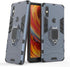 LuluMain Compatible with Xiaomi Mi Mix 2S Case, Metal Ring Grip Kickstand Shockproof Hard Bumper Shell (Works with Magnetic Car Mount) Dual Layer ...