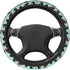 Black Cute Japanese Sushi Steering Wheel Cover Car Accessories Cute for Women Girls Girly Universal 15 Inch Neoprene Auto Interior Decor Anti Slip...