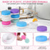 12 Pack Colorful Cute Contact Lens Case Bulk Box Holder Container Soak Storage Kit (6 Color)...