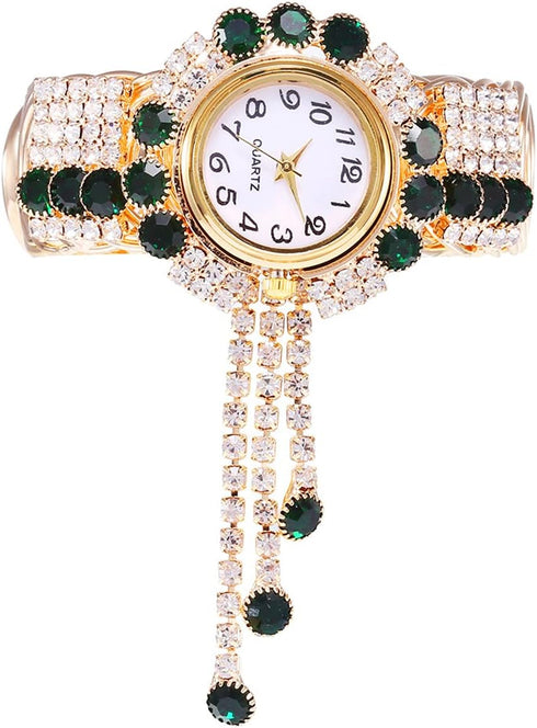 CdyBox Wholesale Women Quartz Watches Alloy Steel Tassel Bracelet Fashion Ladies Bangle Wristwatch Great Gifts...