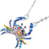 Cute Crab Necklace Pendant Hypoallergenic Jewelry Summer Spring Gifts...