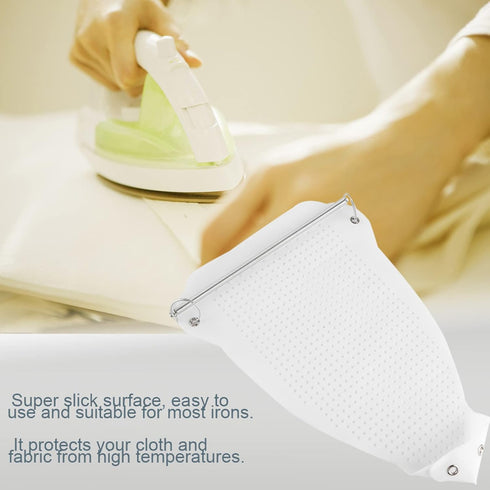Zerodis Iron Shoe Cover, Non Stick Ironing Shoe Cover Easy to Use Slick Surface Iron Plate Cover Protector Prevents Burn Cover Iron Shoe Used for ...