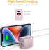USB C Charger Block, Watch Se Block, 2023 Upgrade Dual Port Fast Charging Block Cube Box Brick Plug Adapter Compatible with New Watch SE Series 8 ...