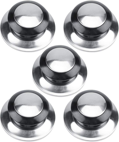 Raguso Lid Knob Heat-Resistant Pot Pan Lids Knob 5Pcs Universal Kitchen Home Cookware Lids Lifting Handle Replacement Parts Containerlid...
