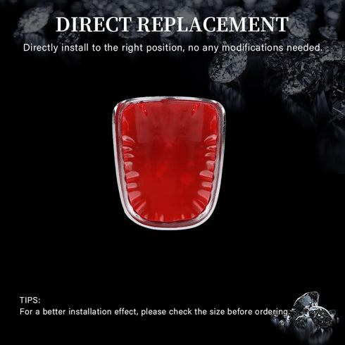 LECART for Dodge Challenger Accessories Charger 2015 2016 2017 2018 2019 2020 2021 2022 Bling Gear Shift Knob Cover Sticker Car Interior Metal Shi...